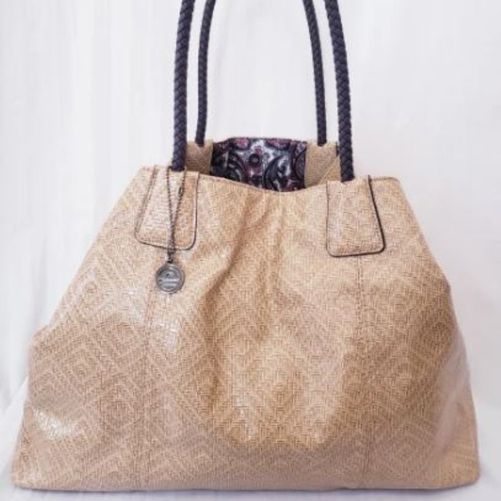 Big Buddha Faux Snake Skin Tote